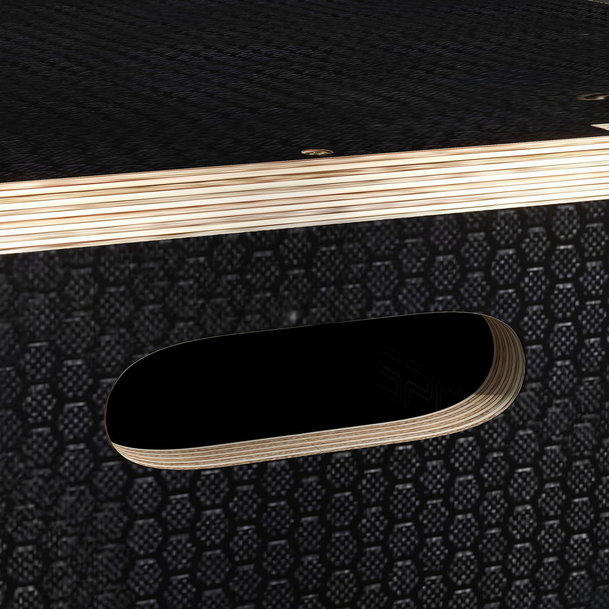 SPORTNOW Sprungbox schwarz Buche B/H/L: ca. 61x51x76 cm Sprungbox - schwarz (76,00/61,00/51,00cm) - SPORTNOW