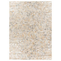 360Living Teppich Ravi silber B/L: ca. 160x230 cm Ravi - silber (160,00/230,00cm) - 360Living