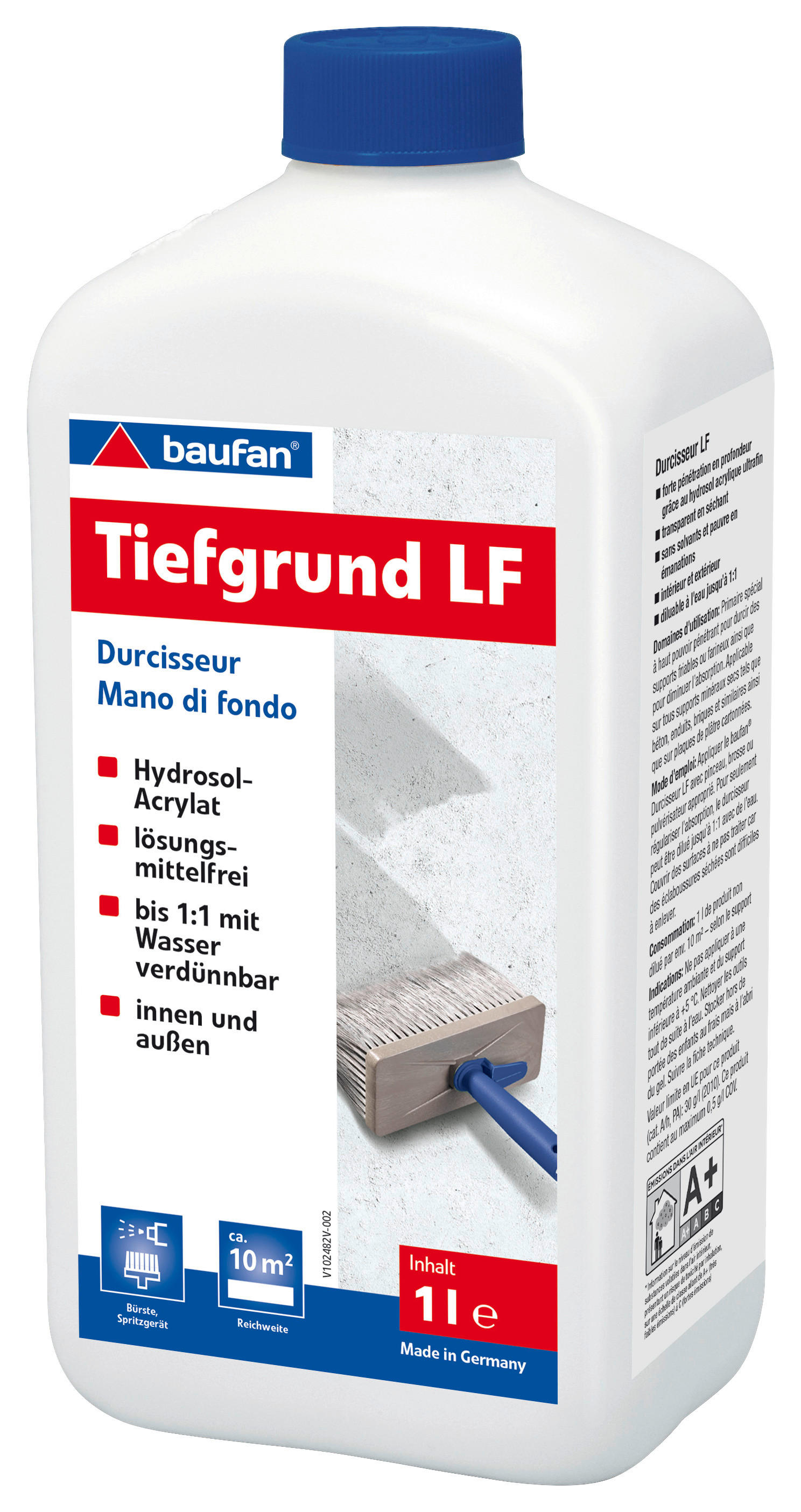 Baufan Tief-/ Haftgrund farblos ca. 1 l Tiefen-/u.Haftgrund_Konzentrat 1l - farblos (1,00l) - Baufan