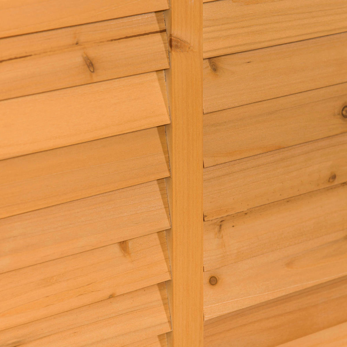 Outsunny Gartenschrank natur Holz B/H/L: ca. 56x60x127 cm Gartenschrank - natur (127,00/56,00/60,00cm) - Outsunny