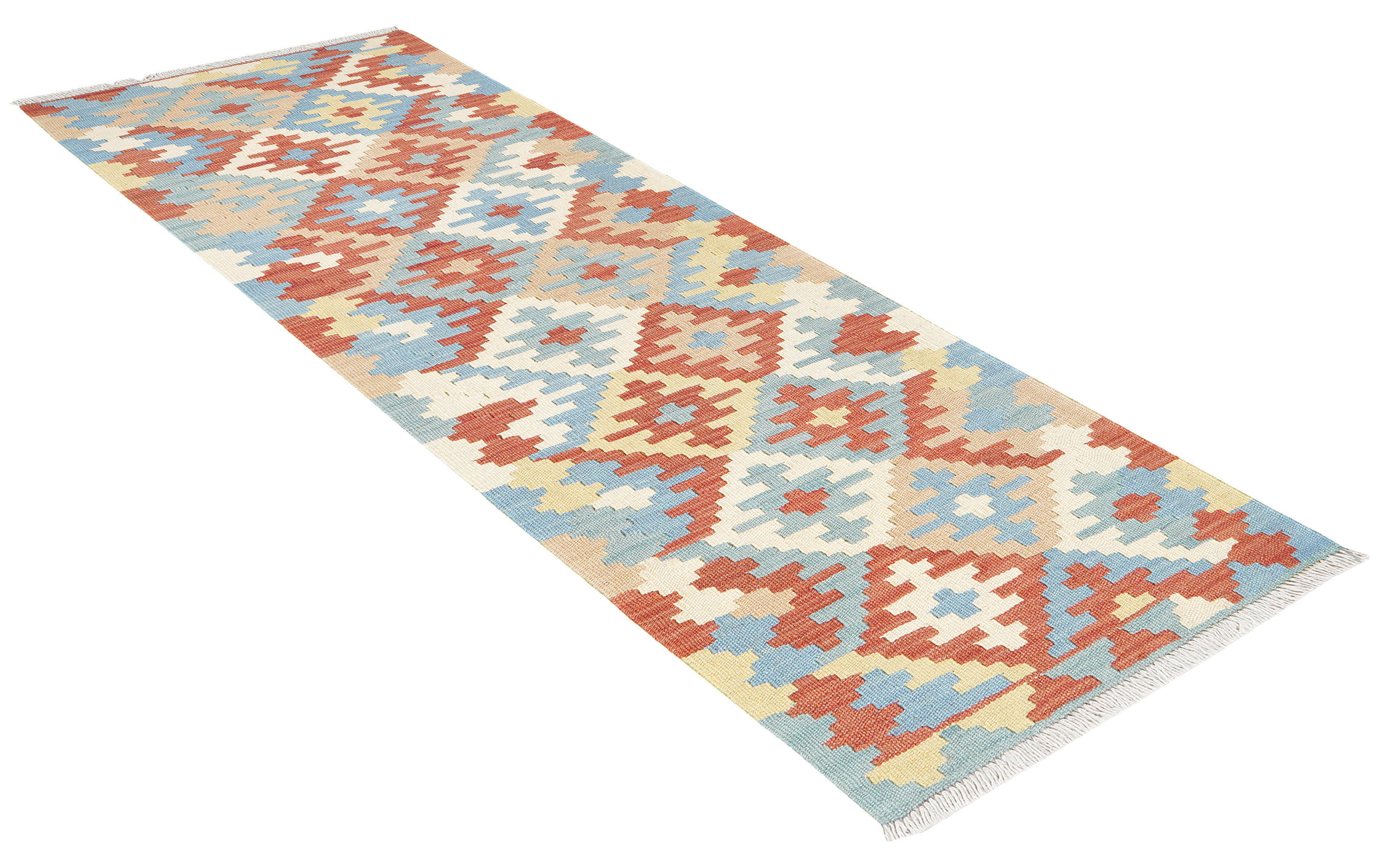 PersaTepp Teppich Kelim Gashgai bunt B/H/L: ca. 58x1x186 cm Kelim Gashgai - bunt (186,00/58,00/1,00cm) - PersaTepp