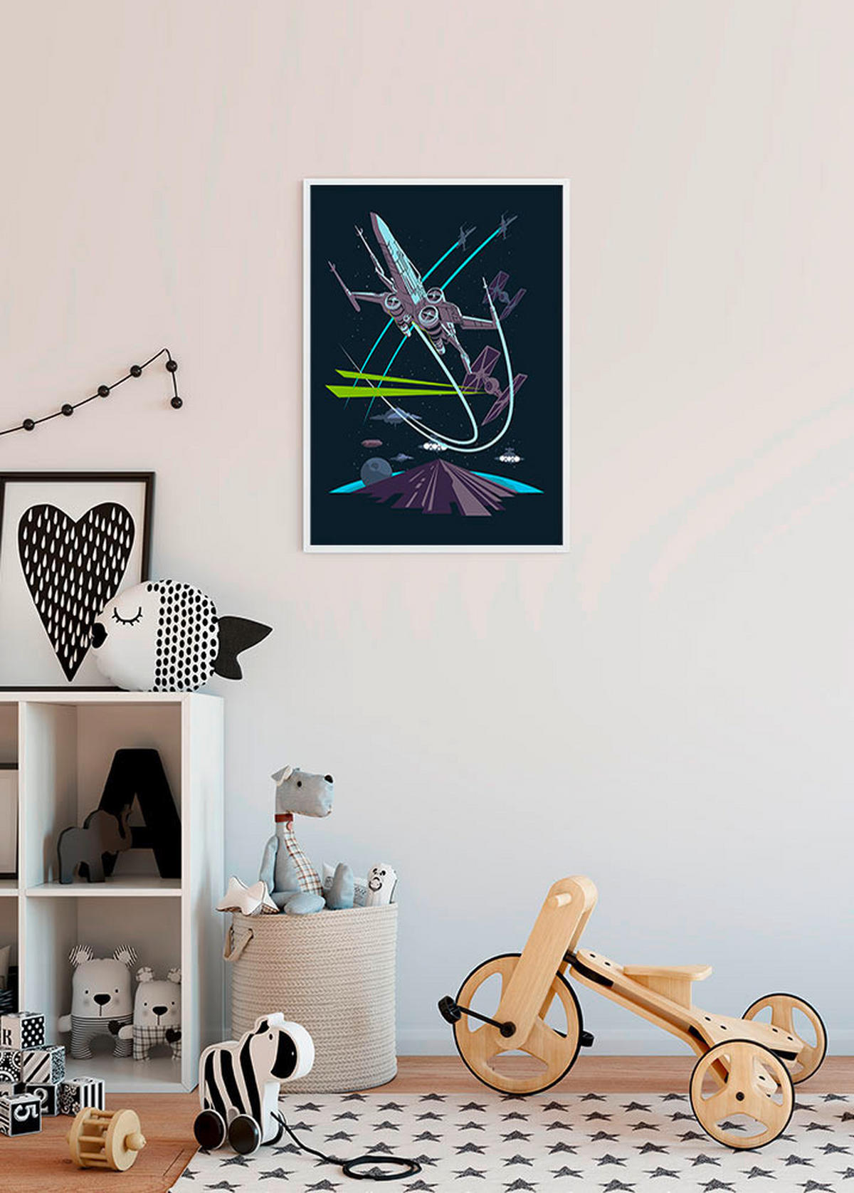 Komar Poster Star Wars Classic Vector X-Wing Star Wars B/L: ca. 30x40 cm Star Wars Classic Vector X-Wing - (30,00/40,00cm) - Komar