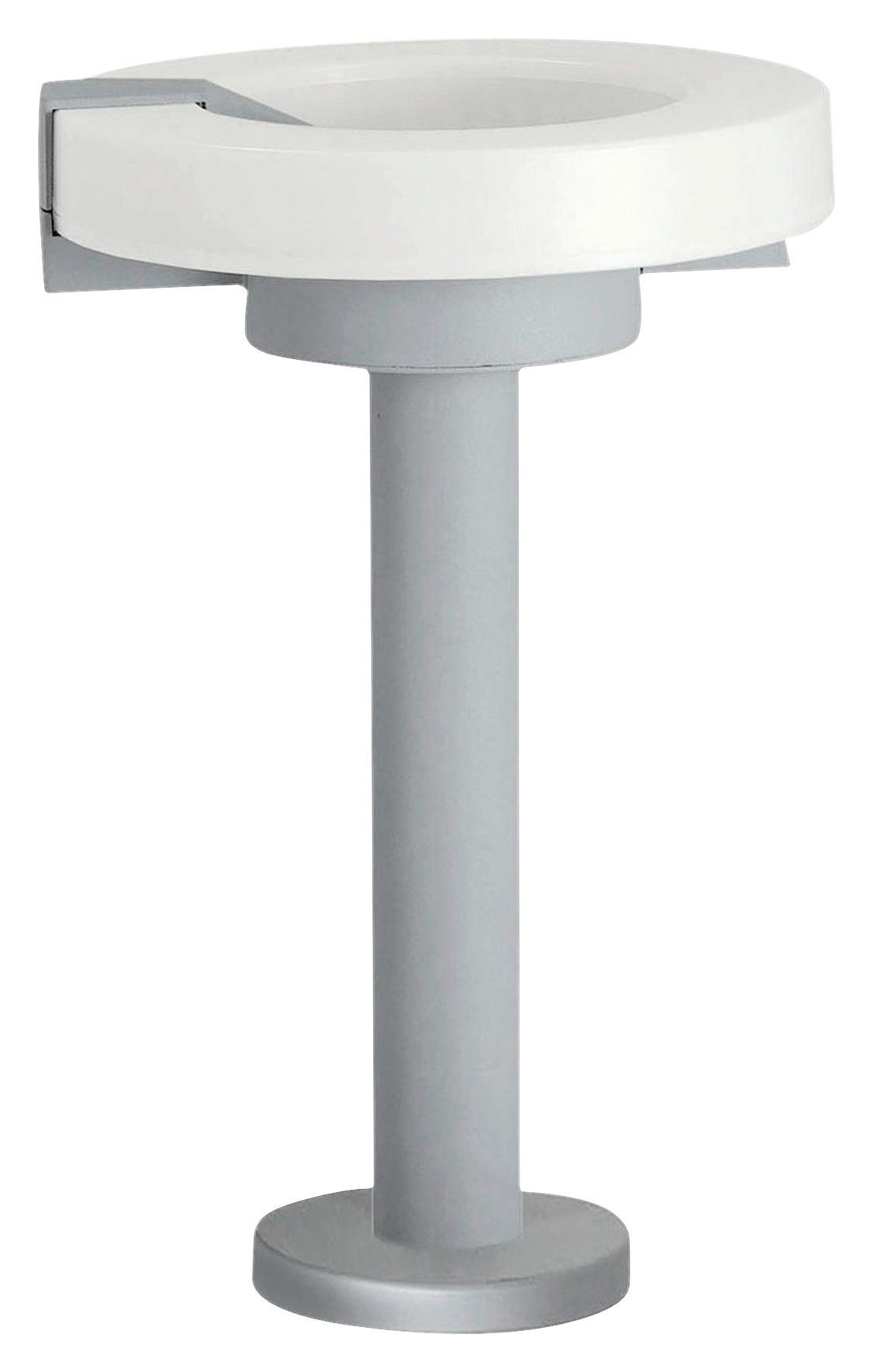 Eglo Außenstehleuchte Roi - weiß/silber (26,00/26,00/43,00cm) - Eglo