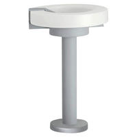 Eglo Außenstehleuchte Roi - weiß/silber (26,00/26,00/43,00cm) - Eglo