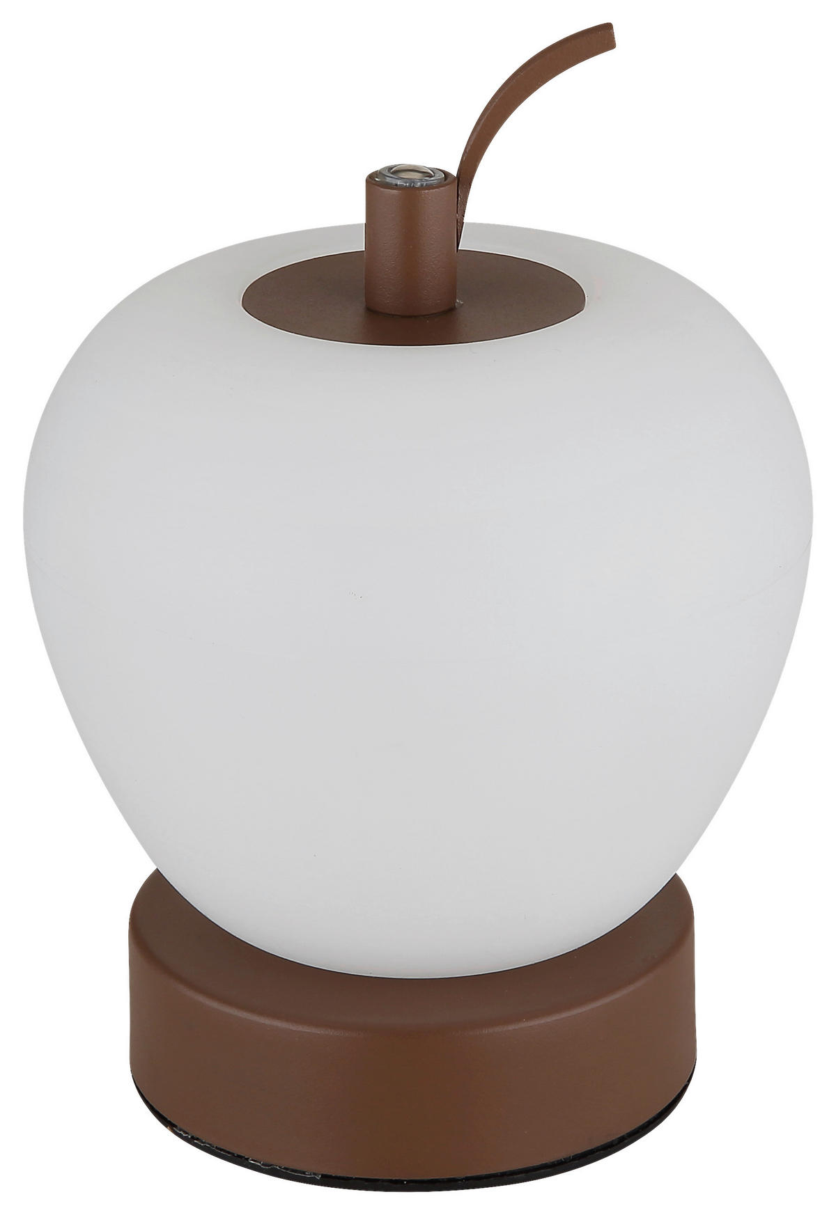GLOBO LED-Tischleuchte braun Metall Kunststoff H/D: ca. 16,5x12 cm EVALINA - braun (12,00/16,50cm) - GLOBO