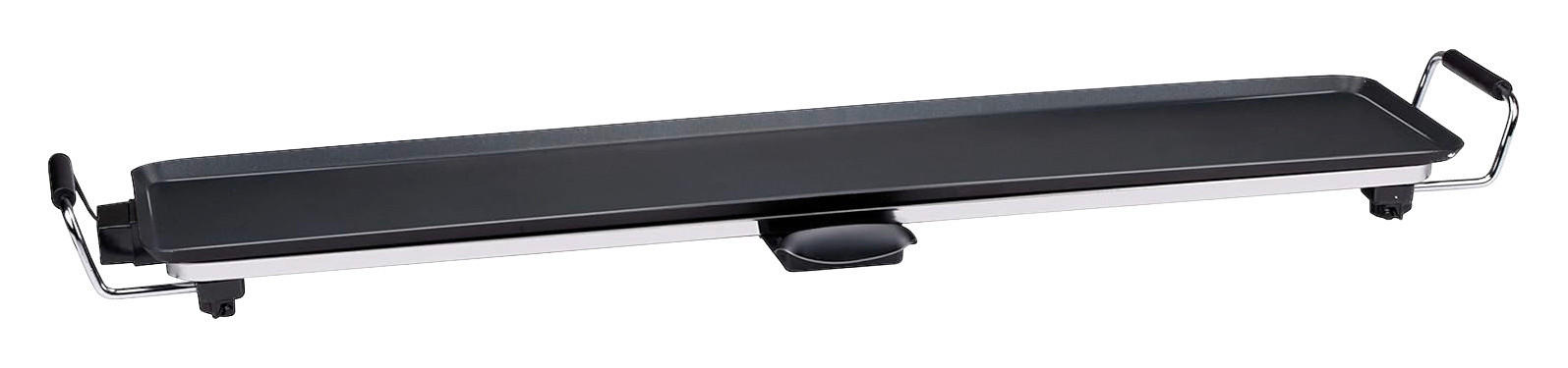 Alpina Elektro-Tischgrill schwarz Metall B/L: ca. 100x20 cm Grillplatte-XXL-Teppanyaki - schwarz (100,00/20,00cm) - Alpina