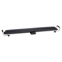 Alpina Elektro-Tischgrill schwarz Metall B/L: ca. 100x20 cm Grillplatte-XXL-Teppanyaki - schwarz (100,00/20,00cm) - Alpina
