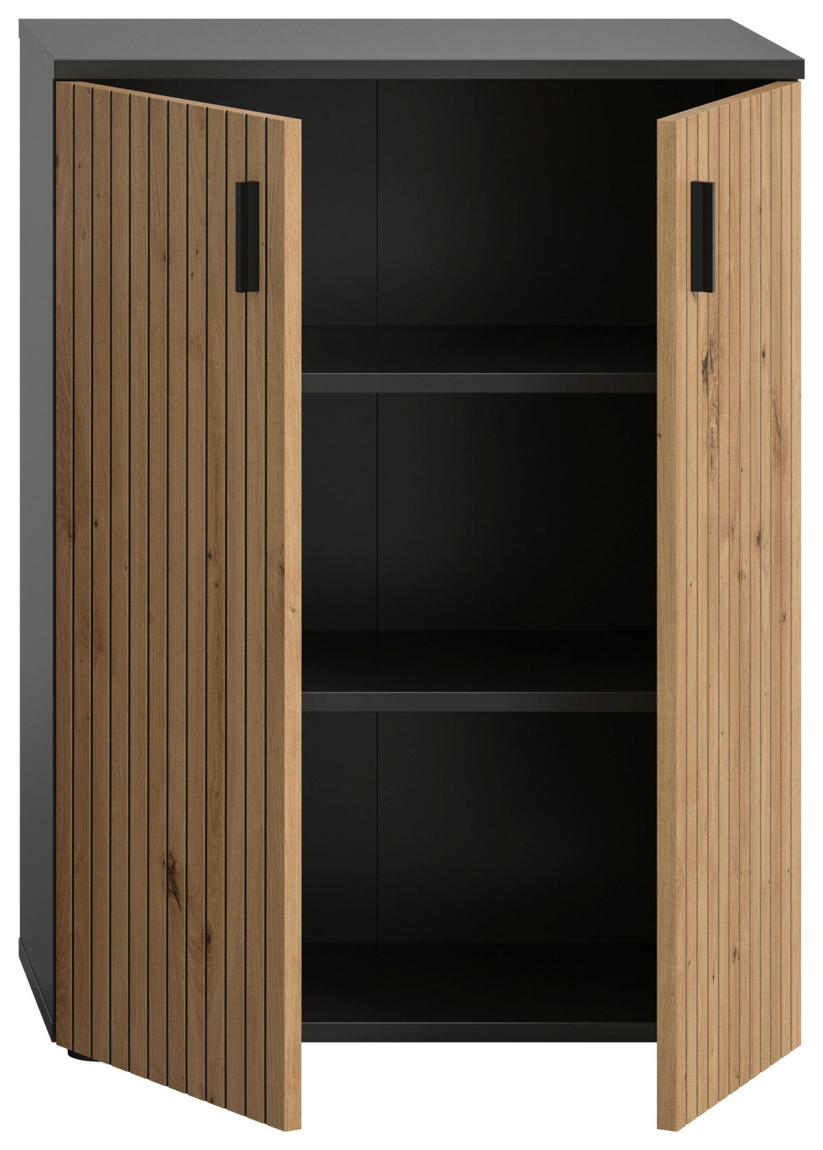 Badhochschrank Mone Basalt Nachbildung Artisan Oak Nachbildung B/H/T: ca. 60x81x30 cm Mone - Basalt (60,00/81,00/30,00cm) - xonox.home