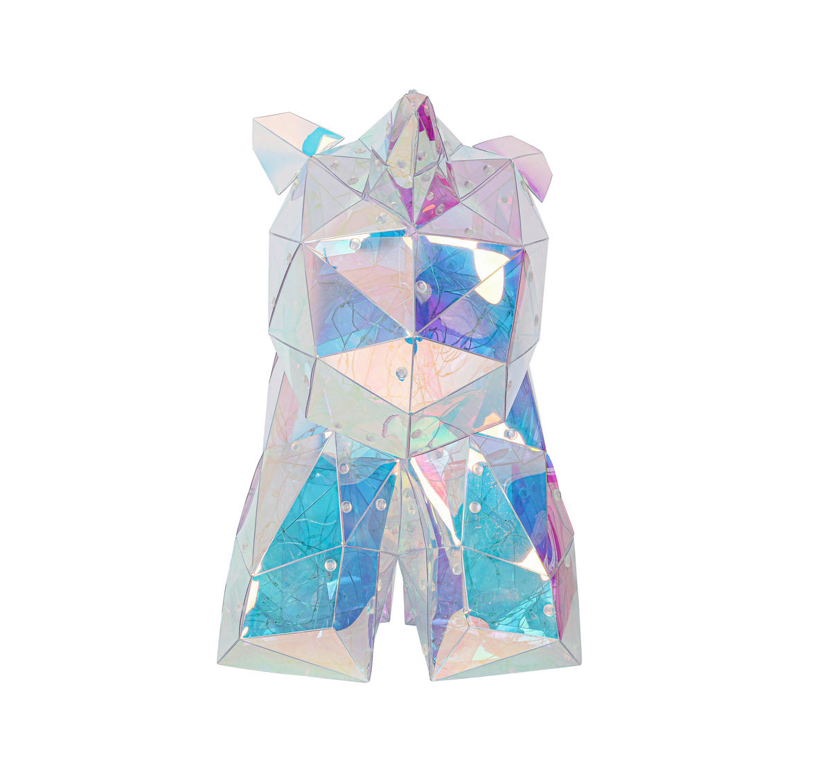 LED-Dekoleuchte transparent Kunststoff B/H/L: ca. 23x36x38 cm Einhorn - transparent (38,00/23,00/36,00cm)