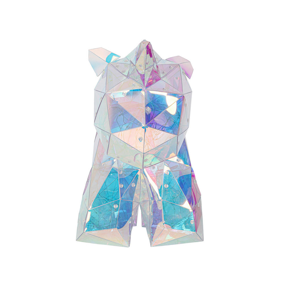 Thumbnail - Nolo LED-Dekoleuchte transparent Kunststoff B/H/L: ca. 23x36x38 cm