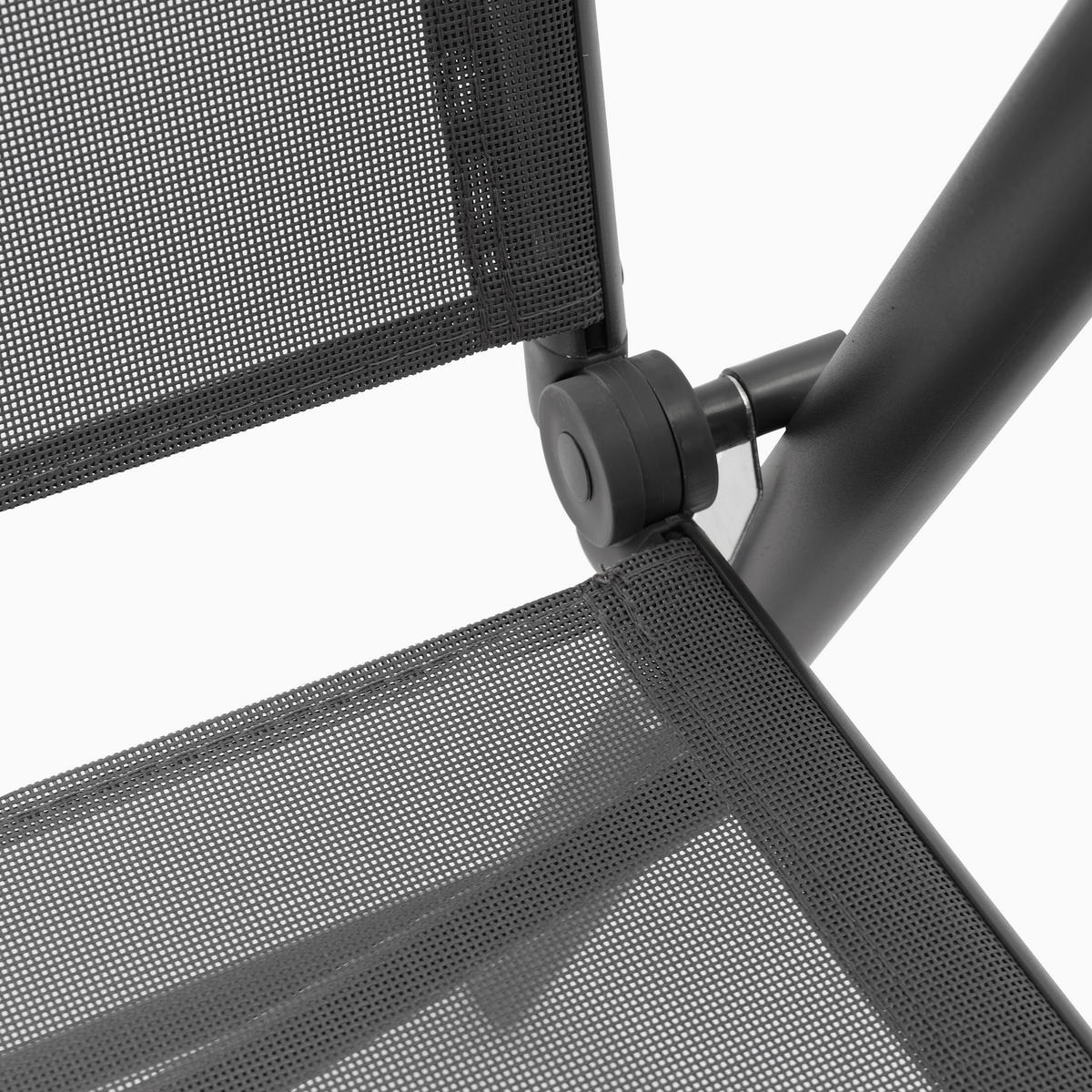 POCOline Gartensitzgruppe Patioset_5tlg. - schwarz/anthrazit - POCOline