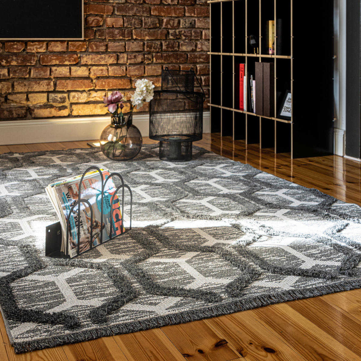 Obsession Teppich My Nomad grau B/L: ca. 120x170 cm My Nomad - grau (120,00/170,00cm) - Obsession