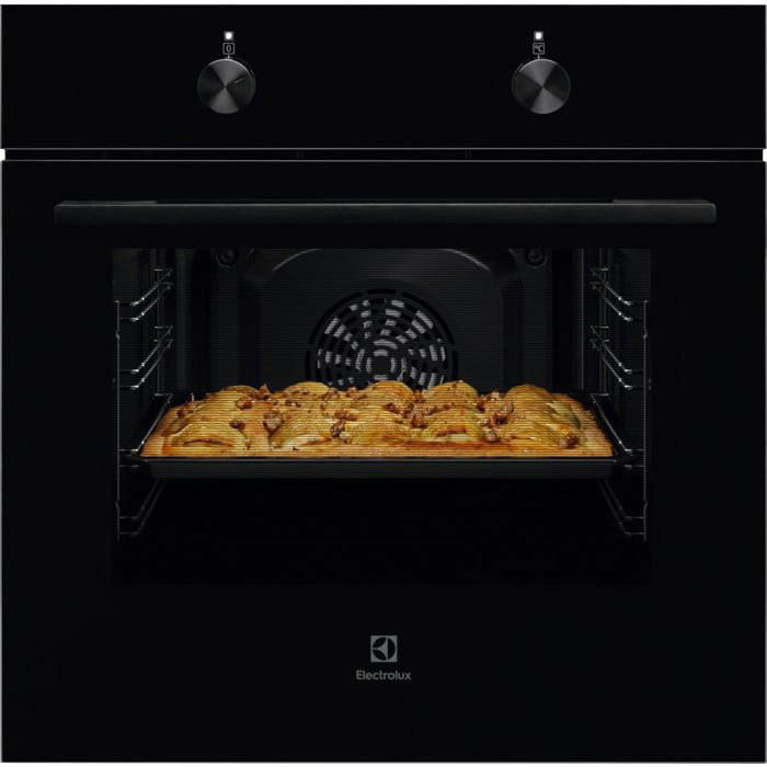 Electrolux Einbaubackofenset ELXB1K schwarz B/H/T: ca. 59,4x59x56 cm ELXB1K - schwarz (59,40/59,00/56,00cm) - Electrolux