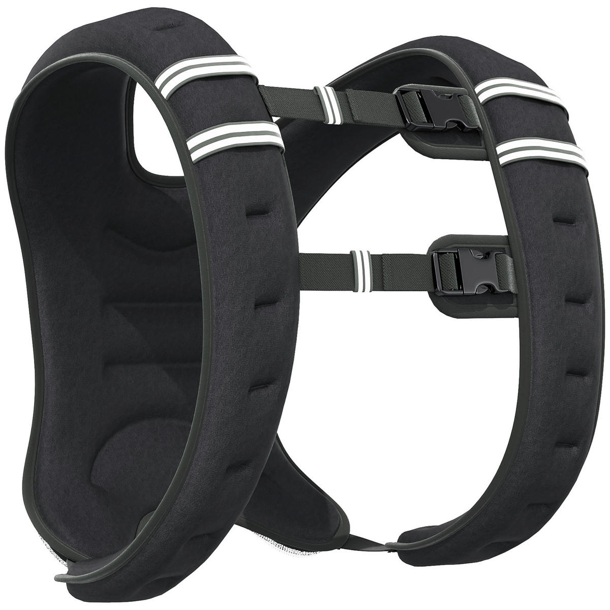 HOMCOM Fitness-Zubehör schwarz Polyester B/H/L: ca. 35x40x0,1 cm Gewichtsweste - schwarz (0,10/35,00/40,00cm) - HOMCOM