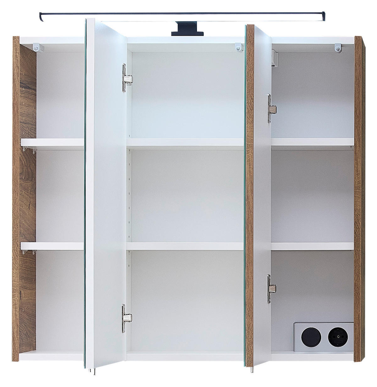 Lichtspiegel Quickset 374 Eiche Ribeck Nachbildung B/H/T: ca. 75x70x20 cm Quickset 374 - Eiche (75,00/70,00/20,00cm) - Pelipal