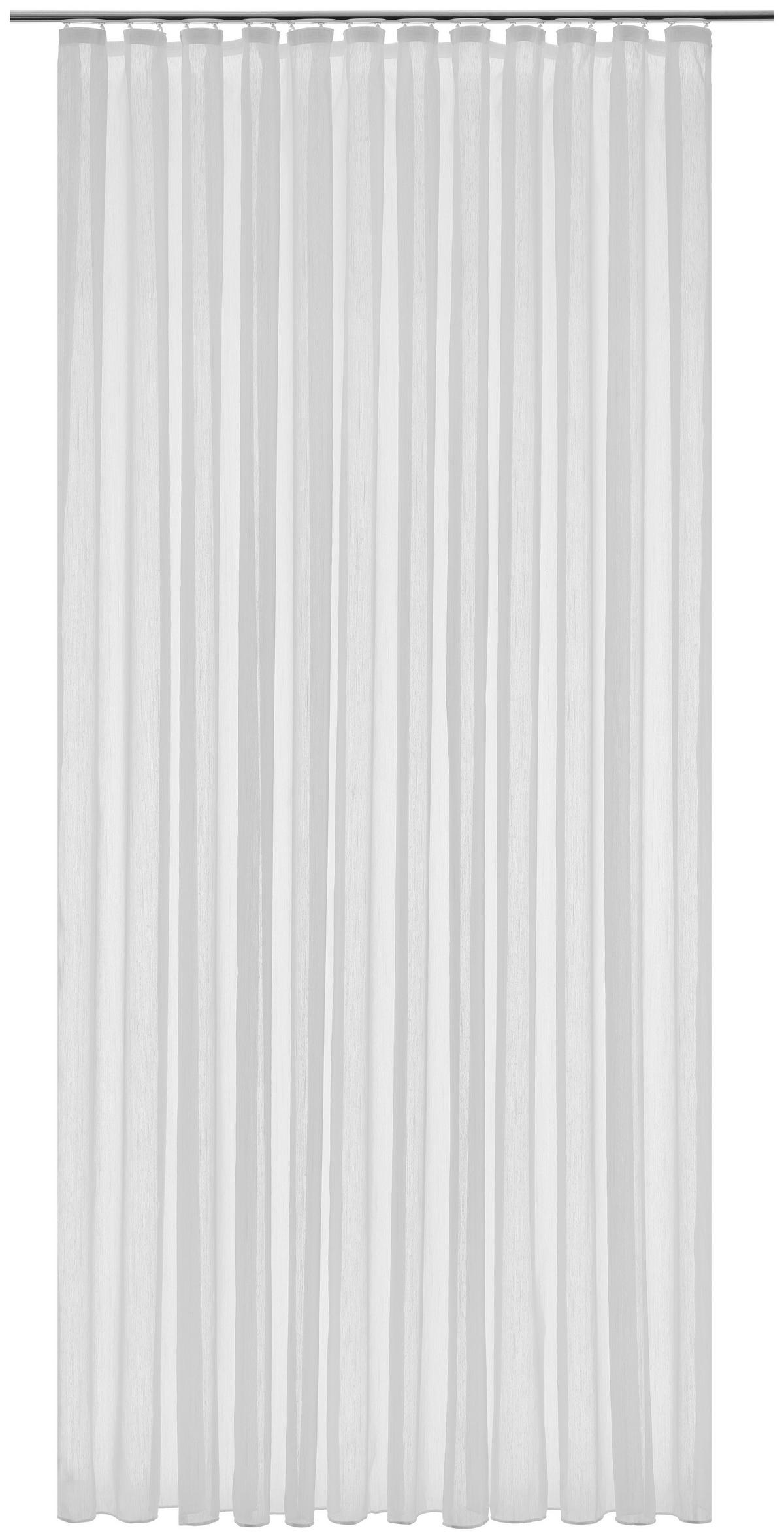 Fertigstore Carmen weiß B/L: ca. 245x300 cm Carmen - weiß (245,00/300,00cm) - silver edition