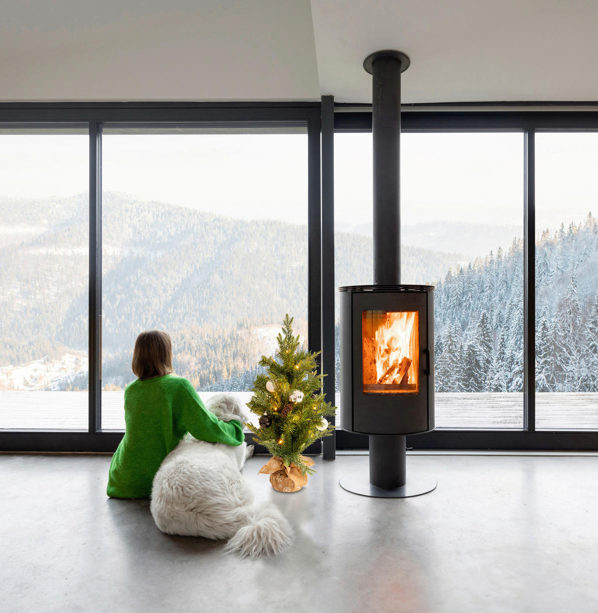 Näve Leuchten LED-Baum LED-Weihnachtsbaum - grün (49,00/70,00/49,00cm) - Näve Leuchten