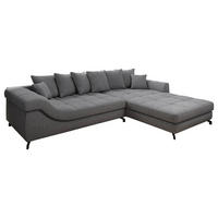 Ecksofa Maradona stone Microfaser B/H/T: ca. 317x93x226 cm Maradona - schwarz/stone (317,00/93,00/226,00cm)
