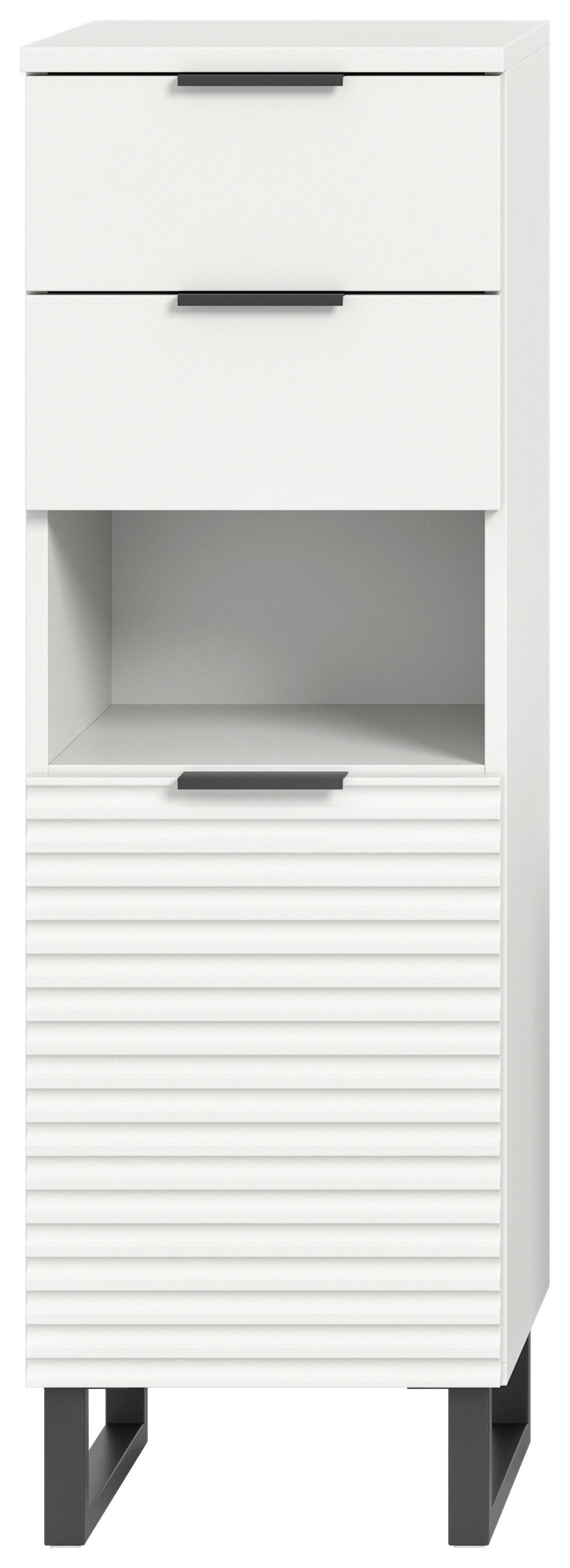 Schrank Riff weiß B/H/T: ca. 35x110x34 cm Riff - weiß (35,00/110,00/34,00cm) - xonox.home