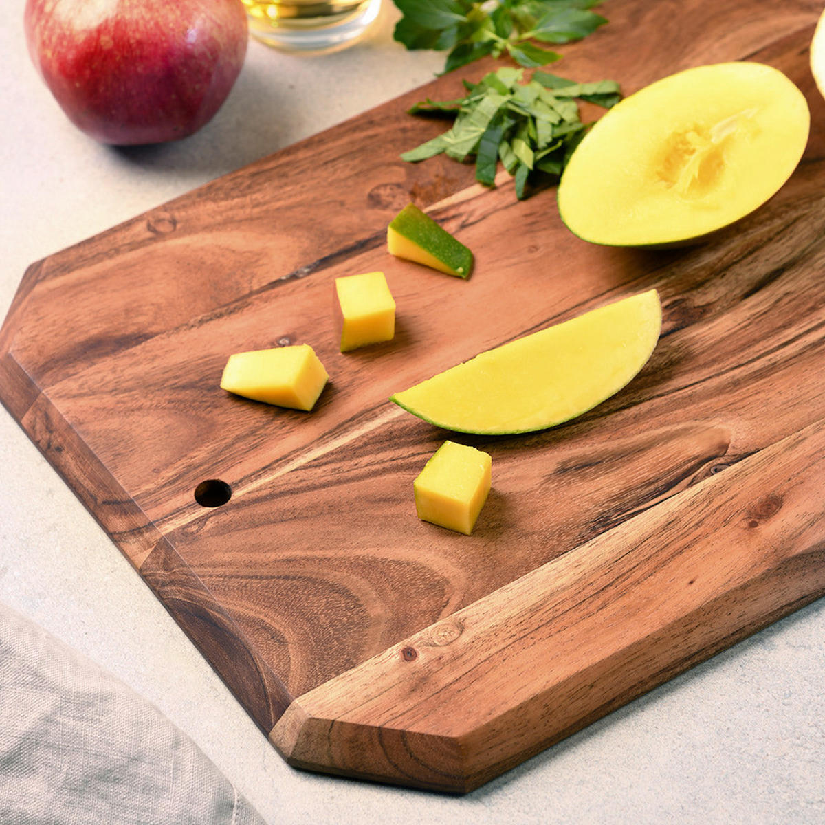 Kesper Schneidbrett Schneidebrett - braun (40,00/29,00/1,50cm) - Kesper