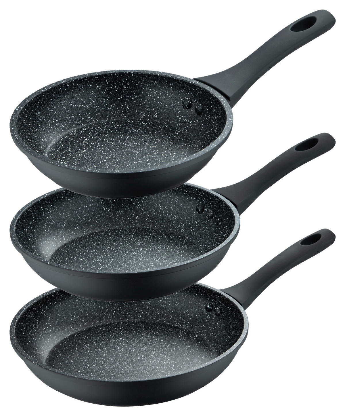 SAN IGNACIO Pfannen-Set NIZA schwarz Aluminium NIZA - schwarz - SAN IGNACIO