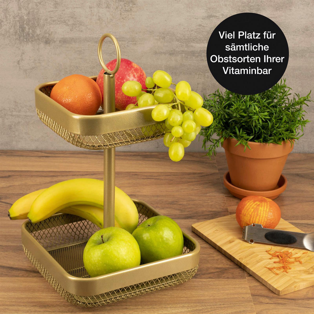 Moritz & Moritz Etagere gold Metall H: ca. 35,5 cm Etagere_2-stufig - gold (35,50cm) - Moritz & Moritz