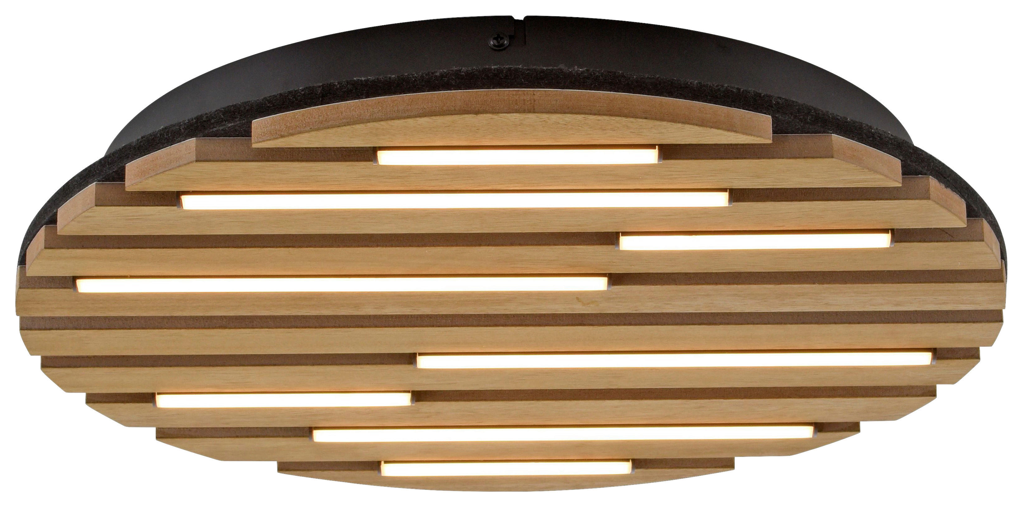 Just Light Deckenleuchte Eiche H/D: ca. 5x38 cm Deckenleuchte_Akustik - Eiche (38,00/5,00cm) - Just Light