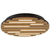 Just Light Deckenleuchte Eiche H/D: ca. 5x38 cm Deckenleuchte_Akustik - Eiche (38,00/5,00cm) - Just Light