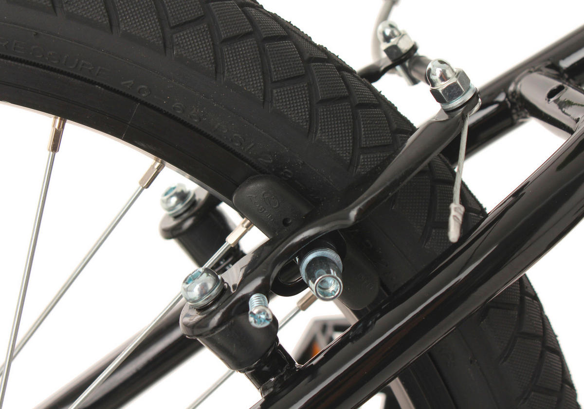 KS-Cycling BMX Hedonic 592B 20 Zoll Rahmenhöhe 28 cm 1 Gänge schwarz schwarz ca. 20 Zoll Hedonic - schwarz - KS-Cycling