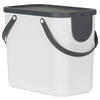 Rotho Abfalleimer weiß B/H/L: ca. 23,5x34x40 cm Abfalleimer_Albula 25l - weiß (40,00/23,50/34,00cm) - Rotho