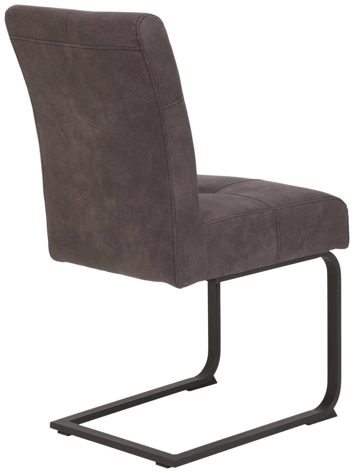 Essgruppe Luise I Eiche anthrazit Microfaser B/H/T: ca. 160x76x80 cm Luise I - Eiche/anthrazit (160,00/76,00/80,00cm) - Hela