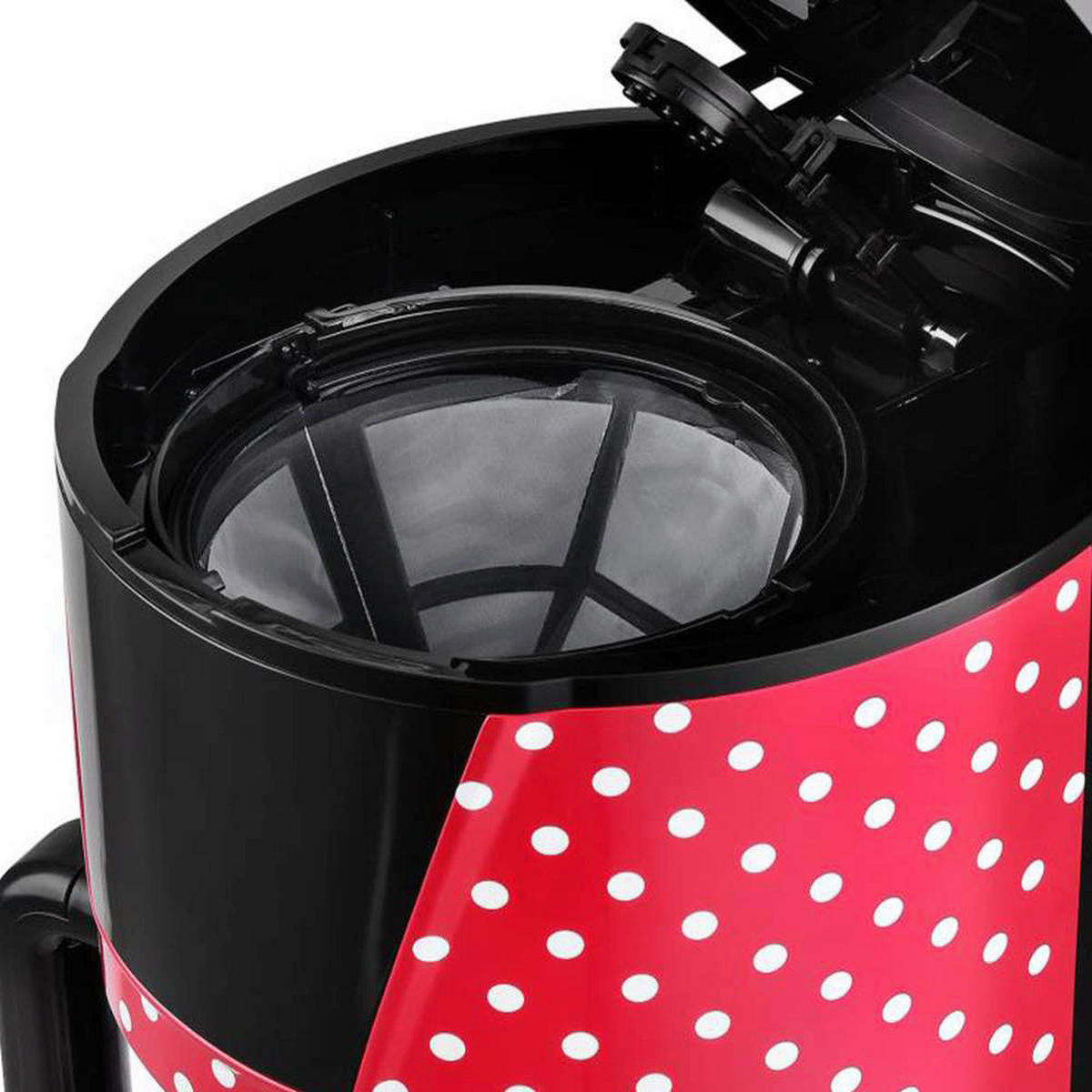 Retro Toaster - Team Kalorik TO 1045 RWD - Red with White Dots