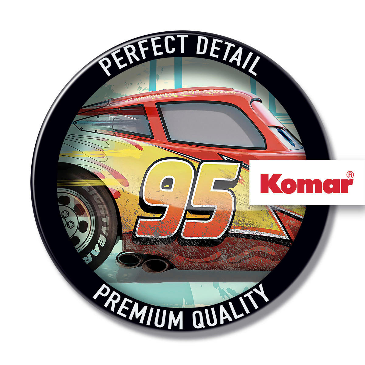 Komar Poster Cars Lightning McQueen Disney B/L: ca. 40x30 cm Cars Lightning McQueen - (40,00/30,00cm) - Komar