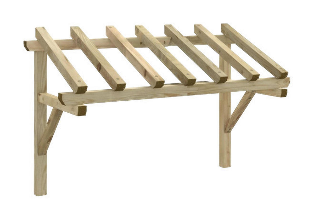 VidaXL Vordach grün B/L: ca. 100x200 cm Vordach - grün (100,00/200,00cm) - VidaXL