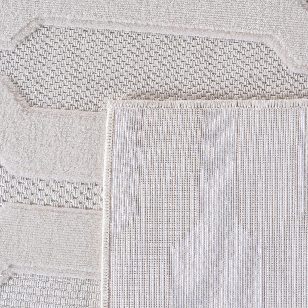 Thumbnail - Ayyildiz Kurzflorteppich DOHA creme B/L: ca. 200x290 cm