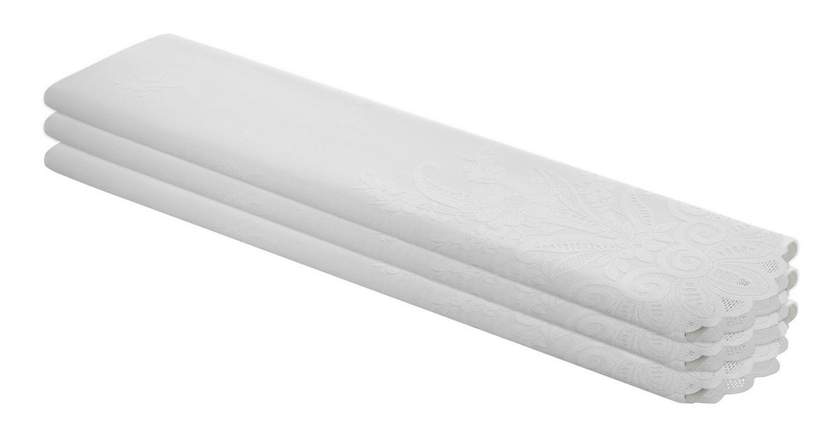 Store-Meterware weiß H: ca. 145 cm Store - weiß (145,00cm)