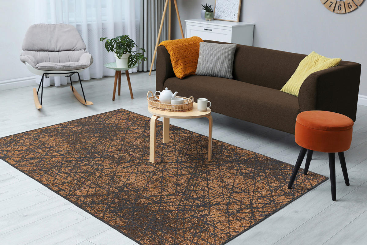 360Living Teppich Kalevi gelb B/L: ca. 80x150 cm Kalevi - gelb (80,00/150,00cm) - 360Living