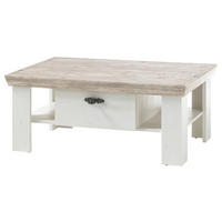 Couchtisch Florenz weiß Pinie B/H/T: ca. 109x45x69 cm Florenz - weiß (109,00/45,00/69,00cm)