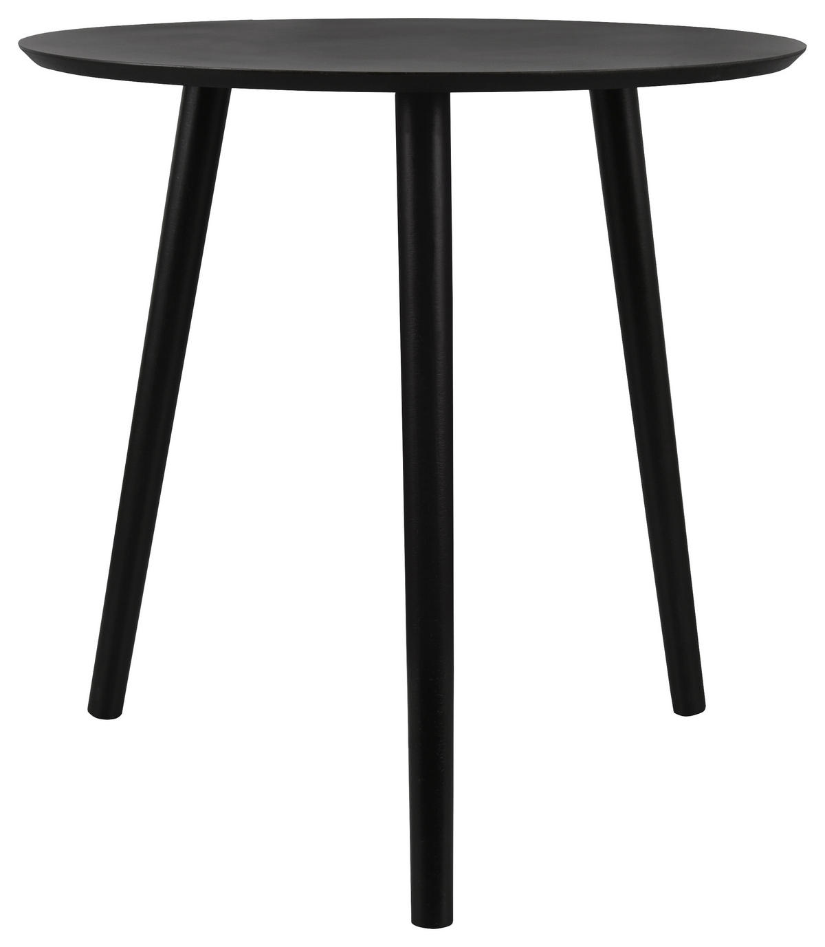 Beistelltisch Vilma schwarz H/D: ca. 50x50 cm Vilma - schwarz (50,00/50,00cm)