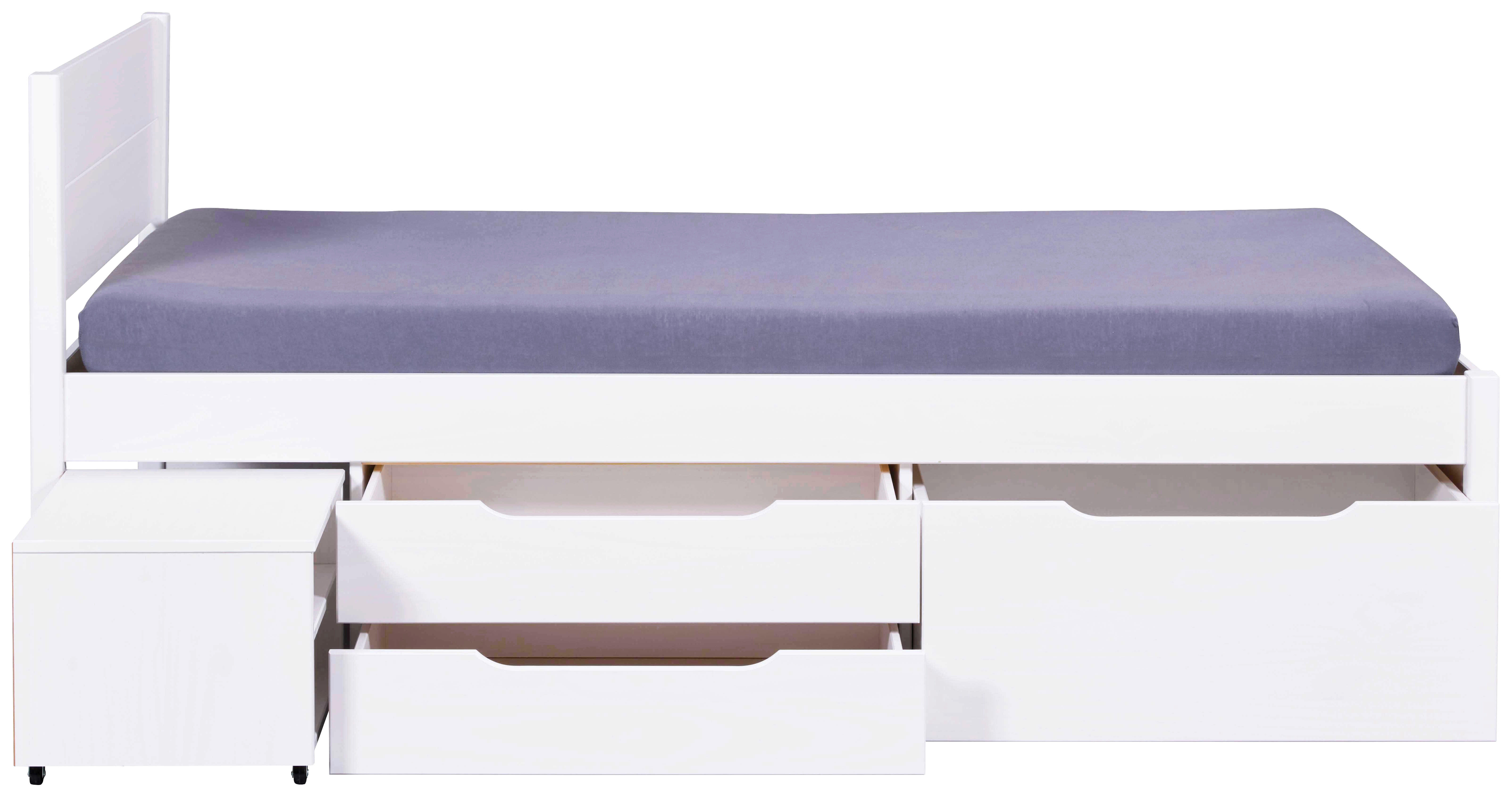 Funktionsbett Efetivo weiß Efetivo - weiß (209,00/96,30/90,00cm) - Inter Link