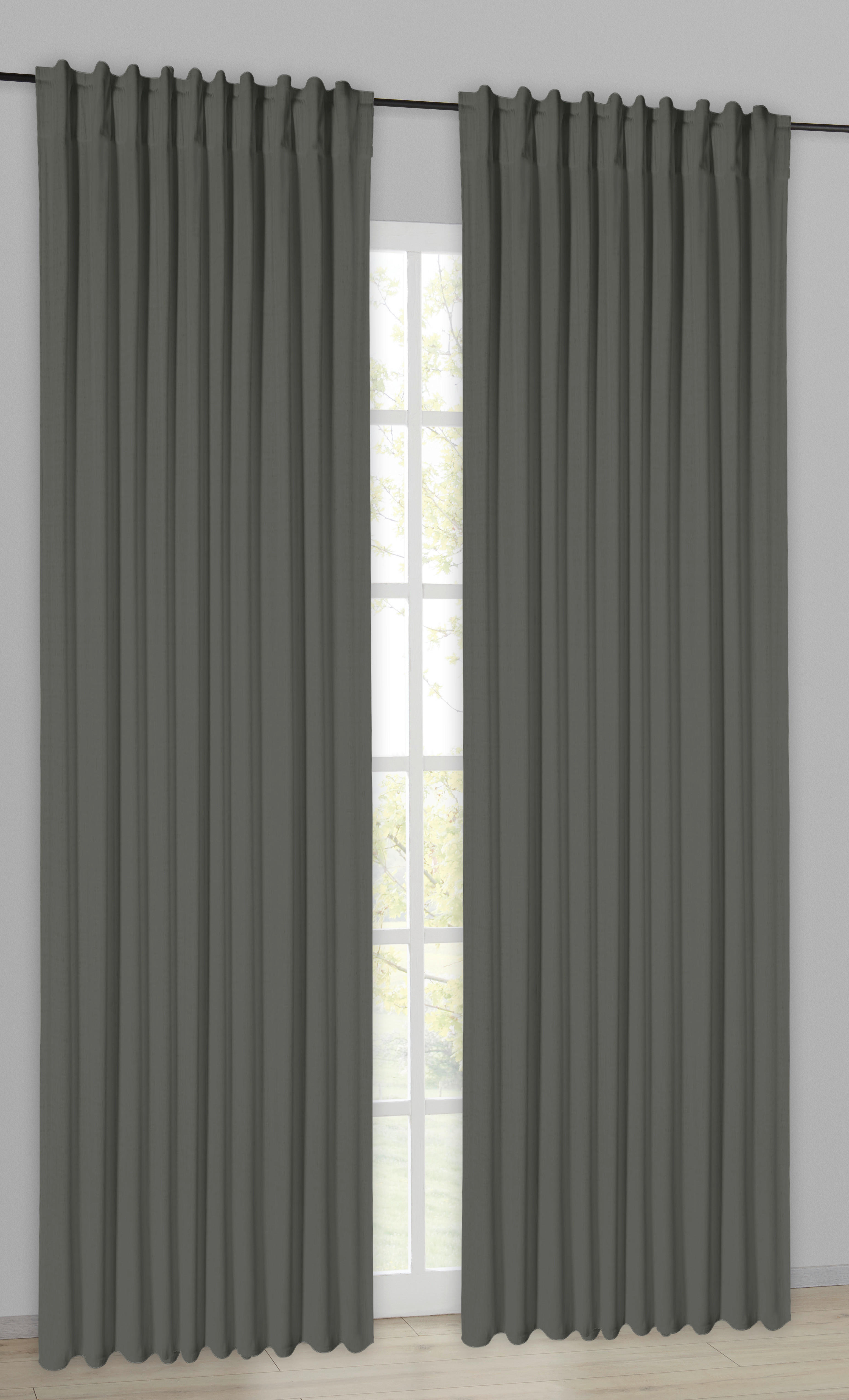 Verdunklungsvorhang New Darkness anthrazit B/L: ca. 270x245 cm New Darkness - anthrazit (270,00/245,00cm)