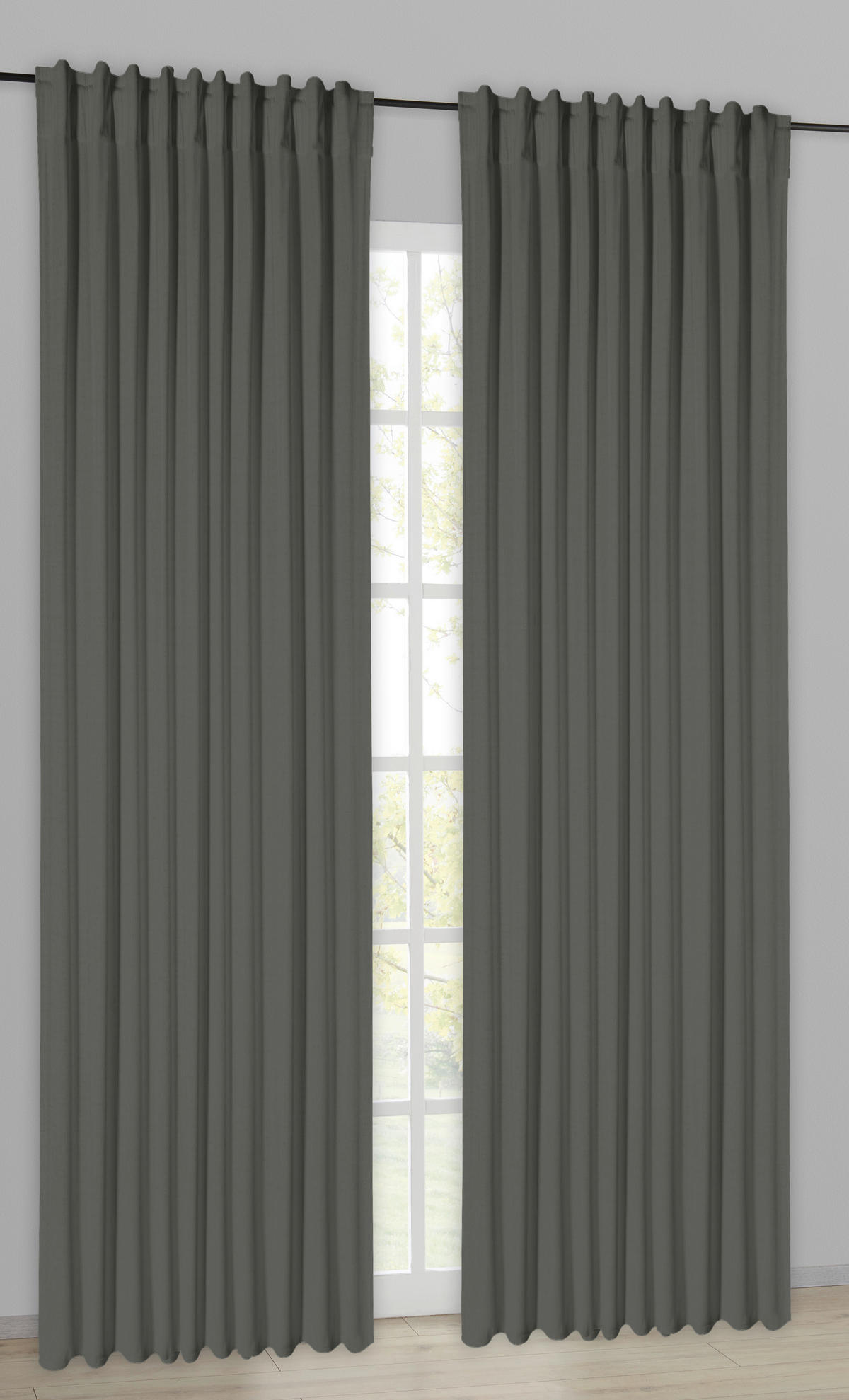 Verdunklungsvorhang New Darkness anthrazit B/L: ca. 270x245 cm New Darkness - anthrazit (270,00/245,00cm)