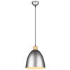 Reality Pendelleuchte R30681067 nickel Metall H/D: ca. 150x25 cm E27 1 Brennstellen Jagger - nickel (25,00/150,00cm) - Reality