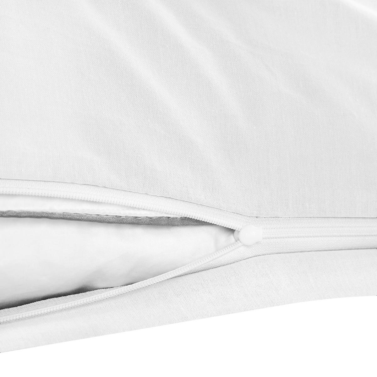 Kissenhülle Renforce Kissenbezug-Renforce_2erPack 40x80 - weiß (40,00/80,00cm)