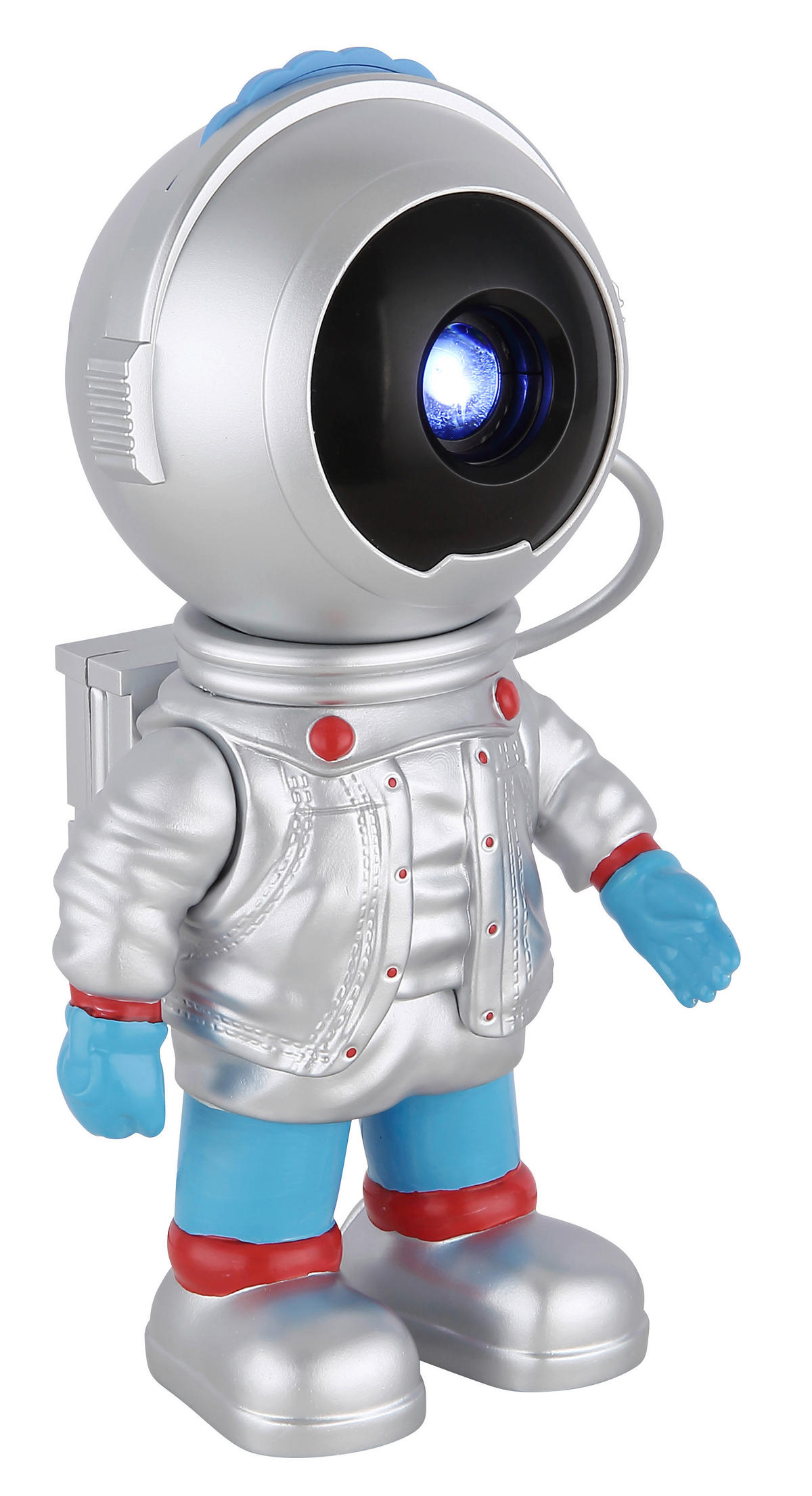 GLOBO Tischleuchte silber bunt schwarz PVC Kunststoff B/H/L: ca. 7x18,5x9,5 cm 1 Brennstellen COSMO - bunt/schwarz (9,50/7,00/18,50cm) - GLOBO