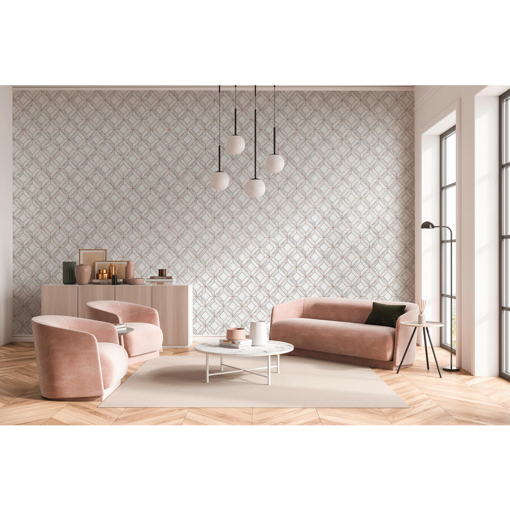 Thumbnail - UGEPA Vliestapete Marmor weiß grau B/L: ca. 53x1005 cm