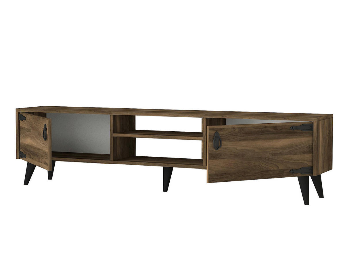 TV-Lowboard Anthes walnuss Nachbildung B/H/T: ca. 180x41x30 cm Anthes - walnuss (180,00/41,00/30,00cm) - moebel17