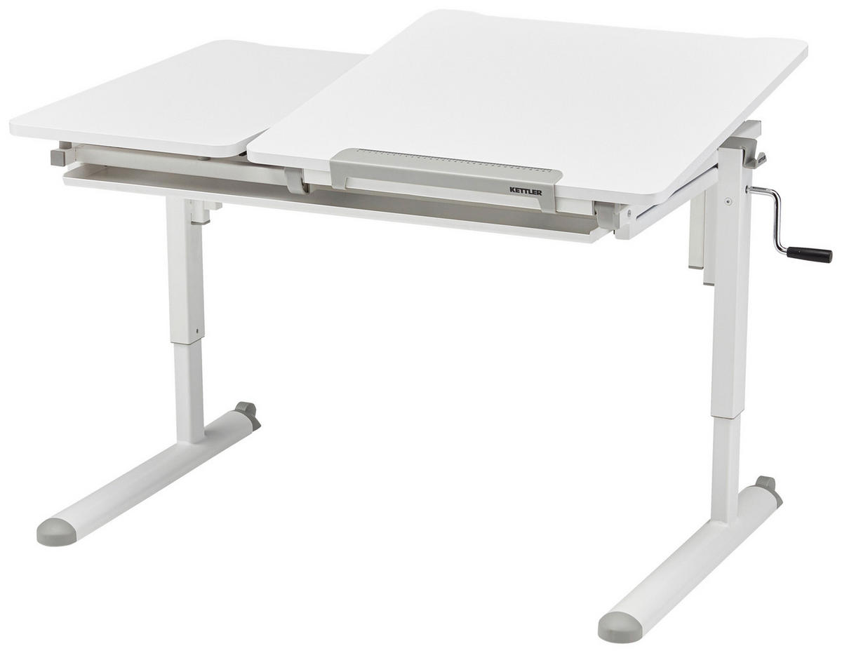 Kinderschreibtisch weiß B/H/T: ca. 110x54x54 cm Kinder-_und_Jugendschreibtisch - weiß (110,00/54,00/54,00cm)