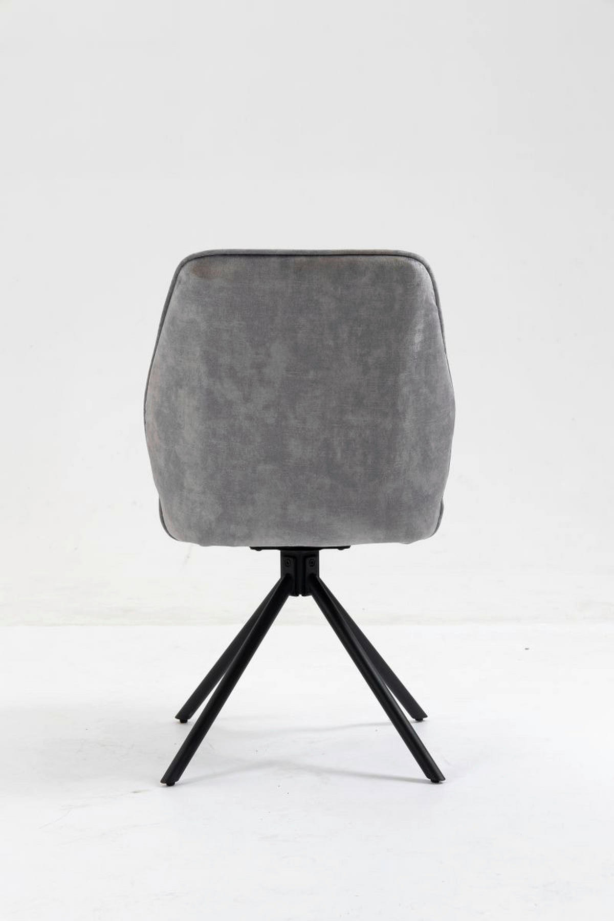 Stuhl Mailand grau Microfaser B/H/T: ca. 53x89x64 cm Mailand - grau (53,00/89,00/64,00cm)
