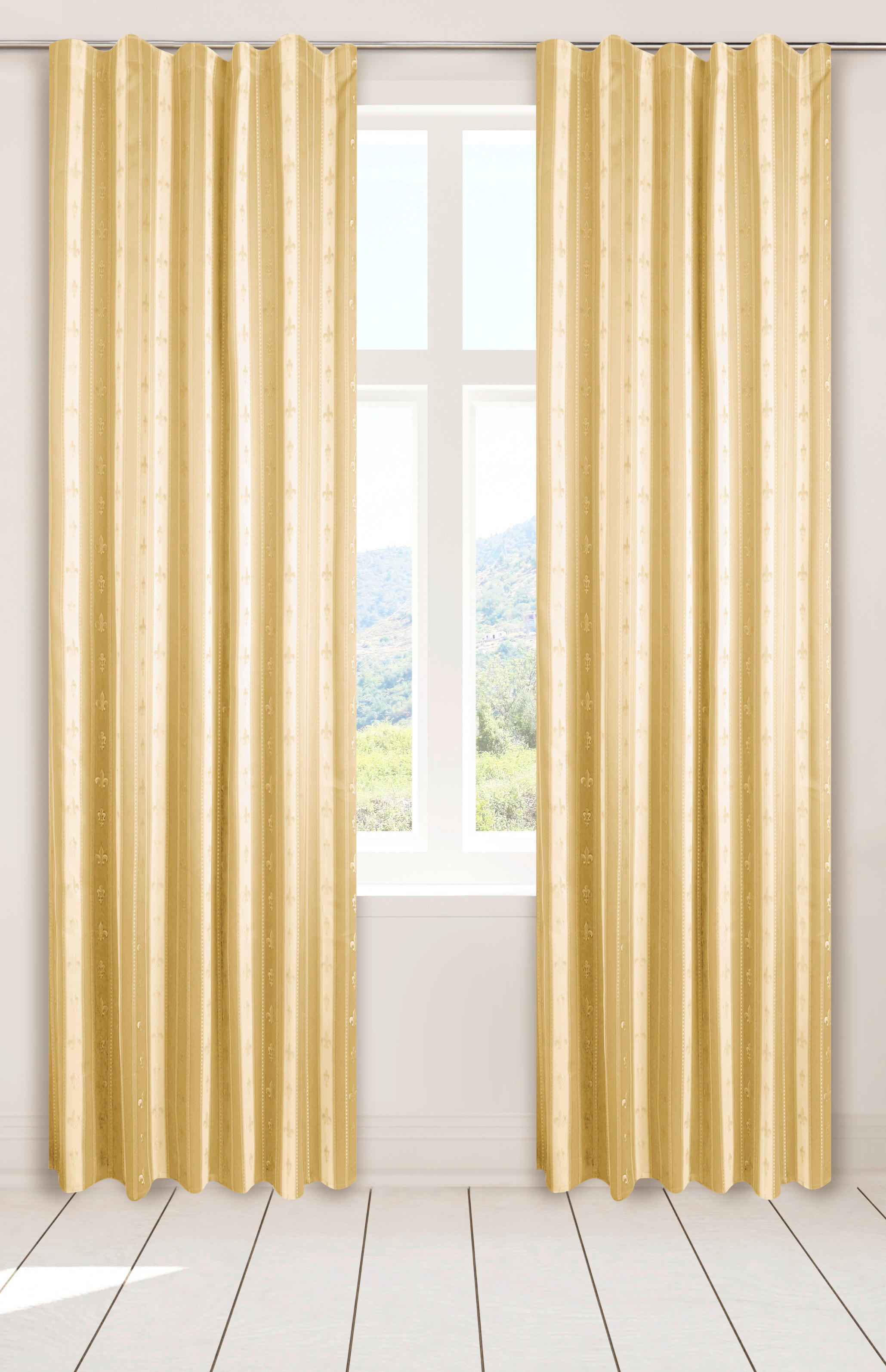Dekovorhang Classic natur B/L: ca. 140x245 cm Classic - natur (140,00/245,00cm) - POCOline